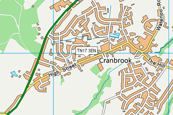 TN17 3EN map - OS VectorMap District (Ordnance Survey)