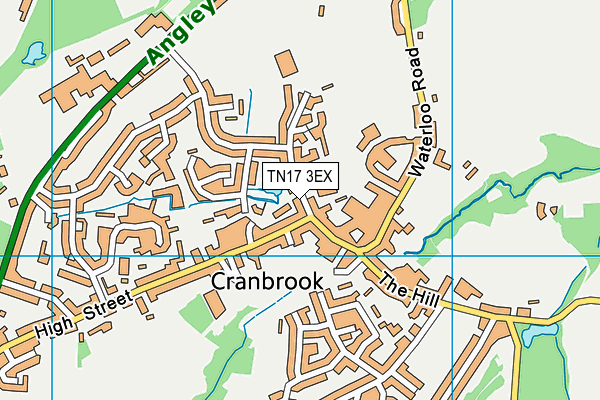 TN17 3EX map - OS VectorMap District (Ordnance Survey)