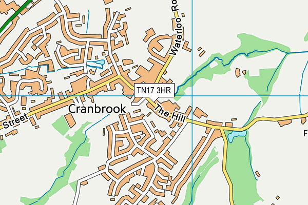 TN17 3HR map - OS VectorMap District (Ordnance Survey)