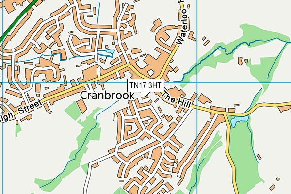 TN17 3HT map - OS VectorMap District (Ordnance Survey)