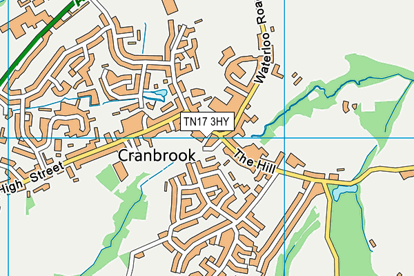 TN17 3HY map - OS VectorMap District (Ordnance Survey)