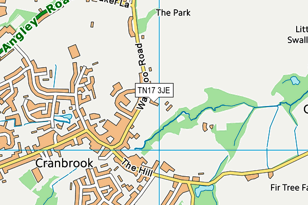 Cornwallis Field map (TN17 3JE) - OS VectorMap District (Ordnance Survey)