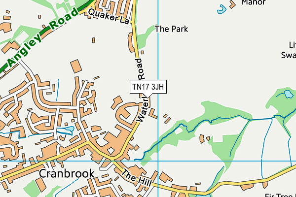 TN17 3JH map - OS VectorMap District (Ordnance Survey)