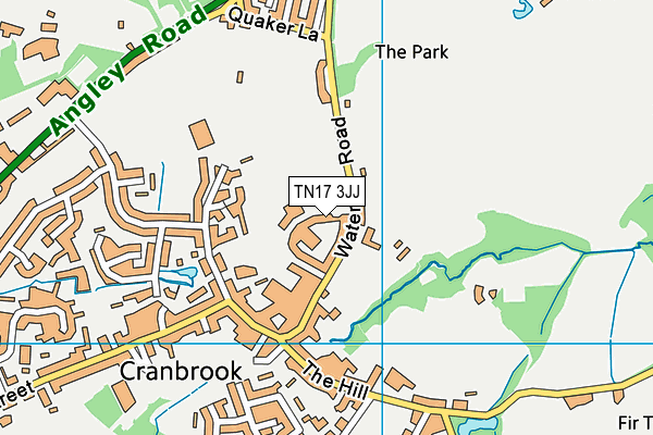 TN17 3JJ map - OS VectorMap District (Ordnance Survey)