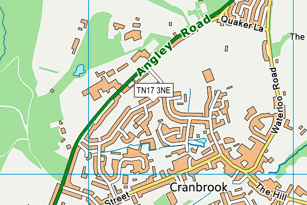 TN17 3NE map - OS VectorMap District (Ordnance Survey)
