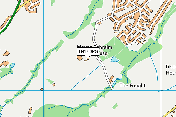 TN17 3PG map - OS VectorMap District (Ordnance Survey)