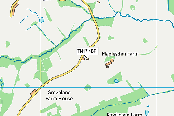 TN17 4BP map - OS VectorMap District (Ordnance Survey)