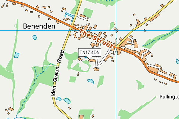 TN17 4DN map - OS VectorMap District (Ordnance Survey)