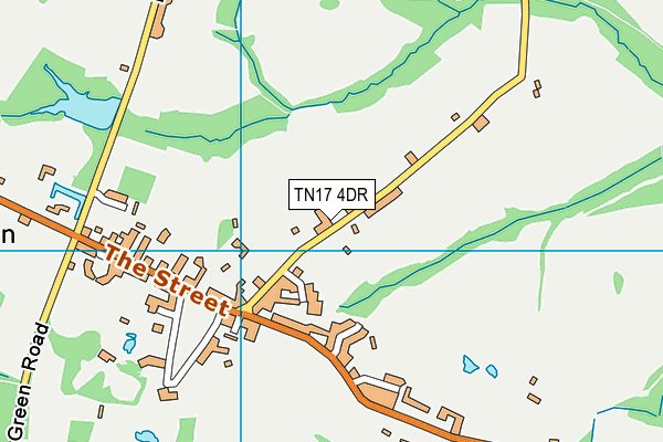 TN17 4DR map - OS VectorMap District (Ordnance Survey)