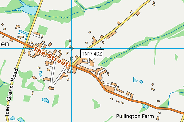TN17 4DZ map - OS VectorMap District (Ordnance Survey)