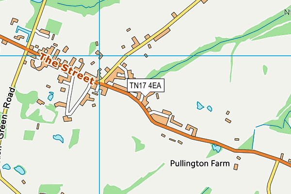 TN17 4EA map - OS VectorMap District (Ordnance Survey)