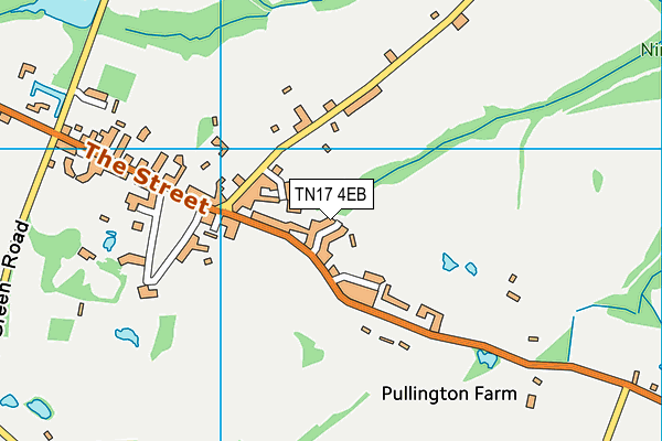 TN17 4EB map - OS VectorMap District (Ordnance Survey)