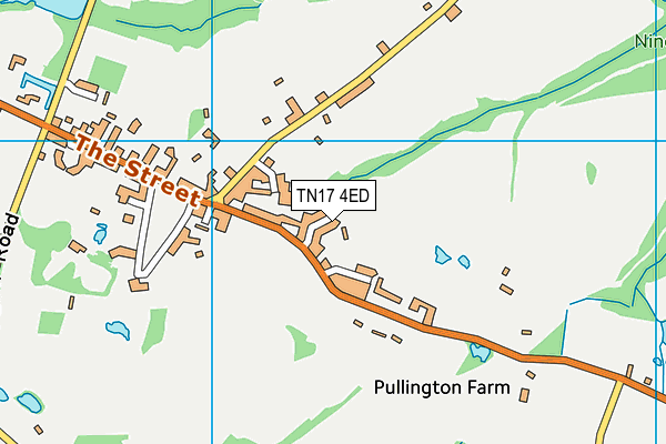 TN17 4ED map - OS VectorMap District (Ordnance Survey)