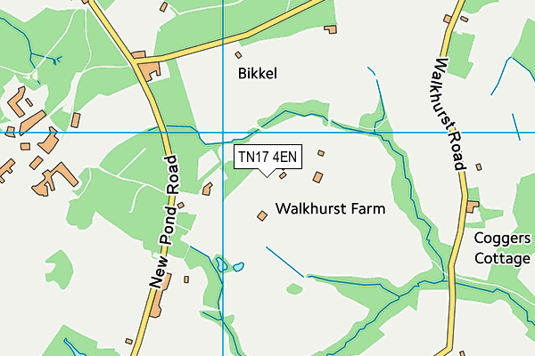 TN17 4EN map - OS VectorMap District (Ordnance Survey)