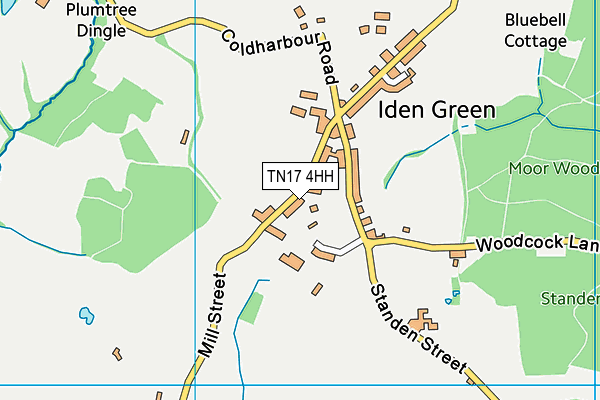TN17 4HH map - OS VectorMap District (Ordnance Survey)
