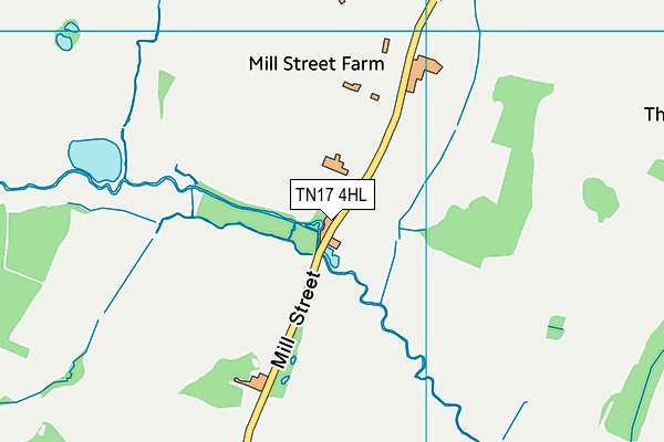 TN17 4HL map - OS VectorMap District (Ordnance Survey)
