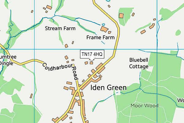 TN17 4HQ map - OS VectorMap District (Ordnance Survey)