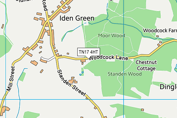 TN17 4HT map - OS VectorMap District (Ordnance Survey)