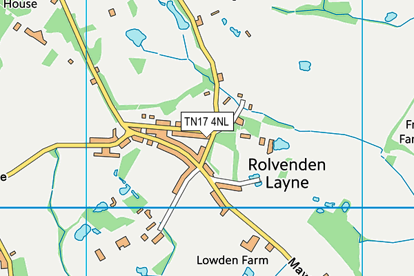 TN17 4NL map - OS VectorMap District (Ordnance Survey)