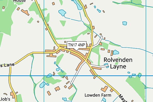 TN17 4NP map - OS VectorMap District (Ordnance Survey)
