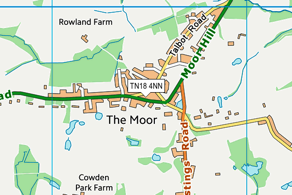 TN18 4NN map - OS VectorMap District (Ordnance Survey)