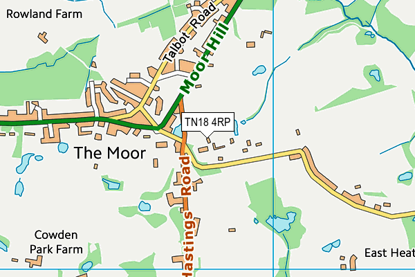 TN18 4RP map - OS VectorMap District (Ordnance Survey)