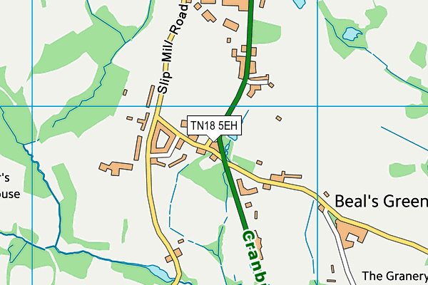 TN18 5EH map - OS VectorMap District (Ordnance Survey)