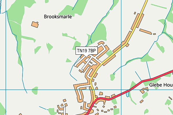 TN19 7BP map - OS VectorMap District (Ordnance Survey)