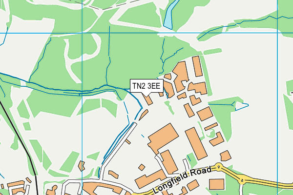 TN2 3EE map - OS VectorMap District (Ordnance Survey)