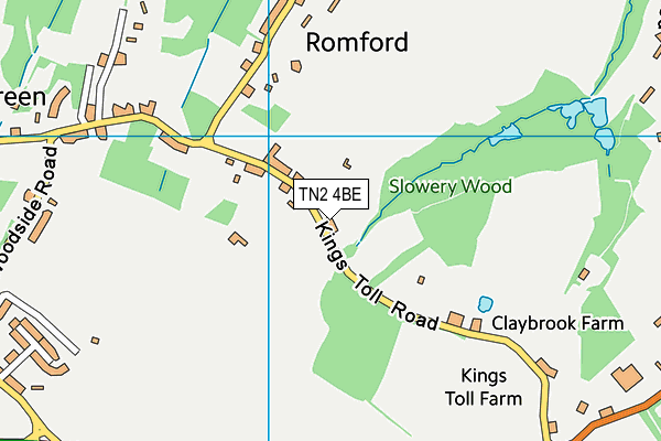 Map of BLUE RHAPSODY LIMITED at district scale