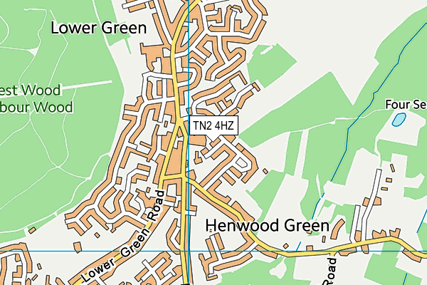 Map of AWSONWOOD LTD at district scale