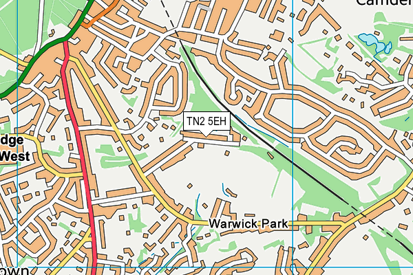 TN2 5EH map - OS VectorMap District (Ordnance Survey)