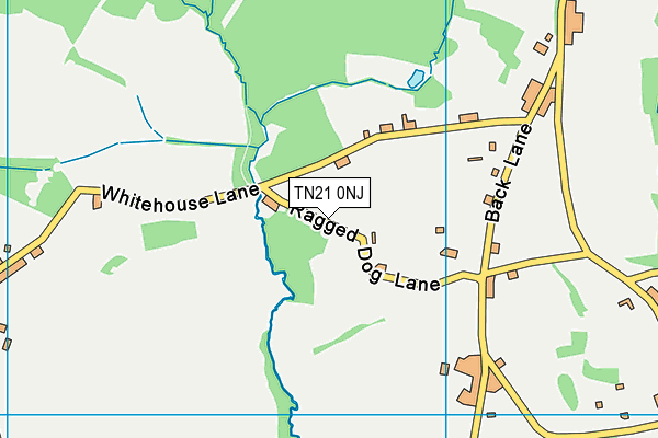 TN21 0NJ map - OS VectorMap District (Ordnance Survey)