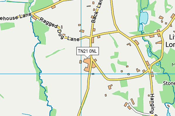 TN21 0NL map - OS VectorMap District (Ordnance Survey)