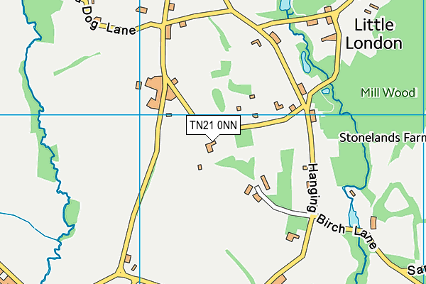 TN21 0NN map - OS VectorMap District (Ordnance Survey)