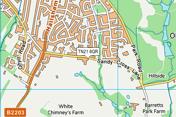 Map of CAMBERLEY WINDOWS LIMITED at district scale