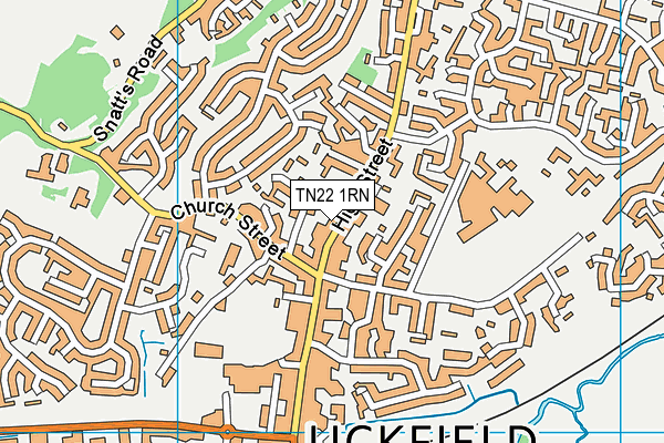 Map of RICHARD GREEN FUNERAL SERVICE LIMITED at district scale