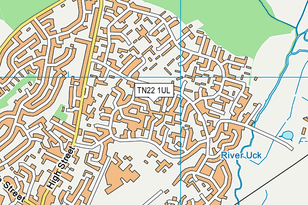 TN22 1UL map - OS VectorMap District (Ordnance Survey)
