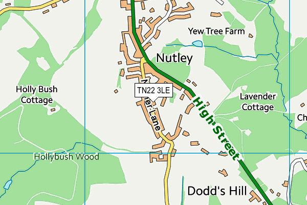 Map of THE HIGHLANDS NUTLEY RESIDENTS ASSOCIATION LIMITED at district scale