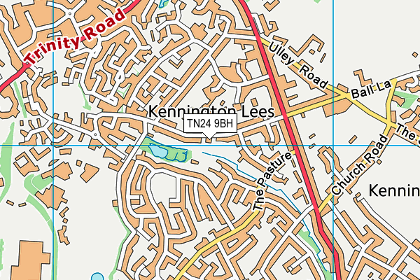 TN24 9BH map - OS VectorMap District (Ordnance Survey)