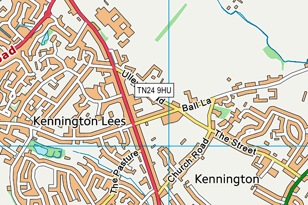 TN24 9HU map - OS VectorMap District (Ordnance Survey)
