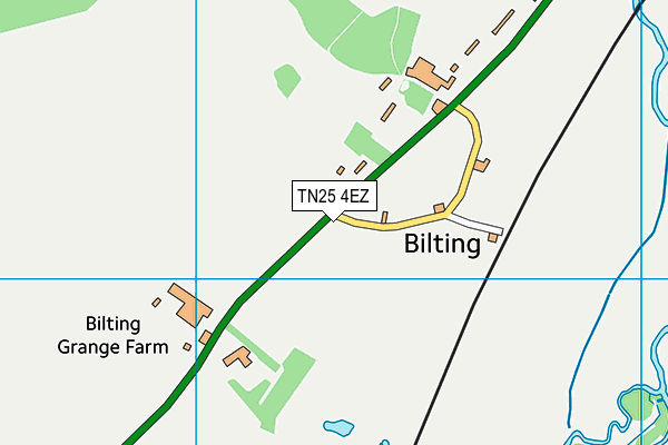 TN25 4EZ map - OS VectorMap District (Ordnance Survey)