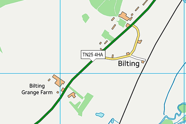 TN25 4HA map - OS VectorMap District (Ordnance Survey)