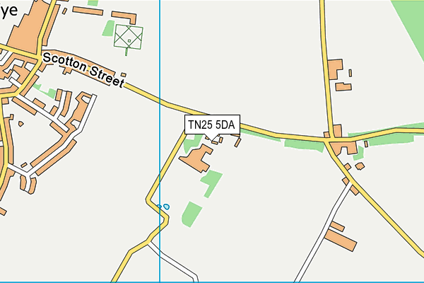 TN25 5DA map - OS VectorMap District (Ordnance Survey)
