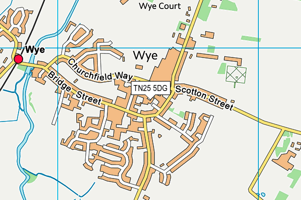 Map of OLD VICARAGE GARDENS (WYE) MANAGEMENT LIMITED at district scale