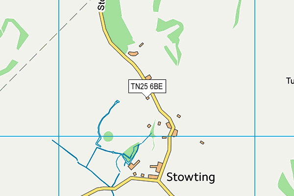 Stowting Church of England Primary School map (TN25 6BE) - OS VectorMap District (Ordnance Survey)