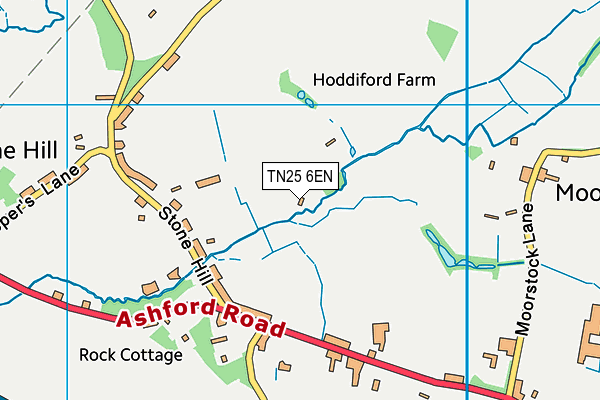 TN25 6EN map - OS VectorMap District (Ordnance Survey)