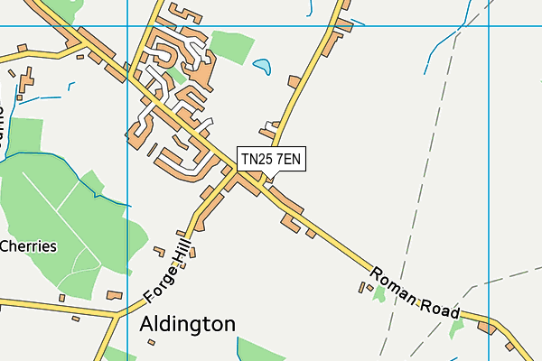 TN25 7EN map - OS VectorMap District (Ordnance Survey)