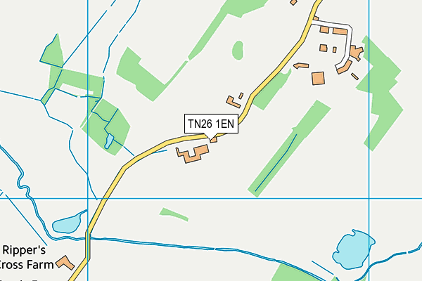 TN26 1EN map - OS VectorMap District (Ordnance Survey)