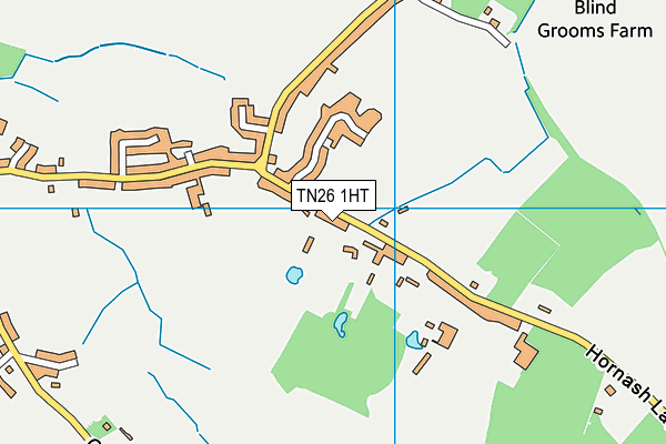 Shadoxhurst Recreation Field map (TN26 1HT) - OS VectorMap District (Ordnance Survey)